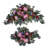 Maxbell 2Pcs Wedding Arch Flower Background Wall Decoration for Ceremony Reception