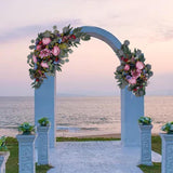 Maxbell 2Pcs Wedding Arch Flower Background Wall Decoration for Ceremony Reception