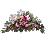 Maxbell 2Pcs Wedding Arch Flower Background Wall Decoration for Ceremony Reception