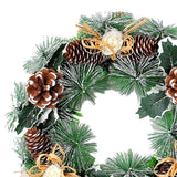 Maxbell 12 inch Cones Wreath Autumn Farmhouse Ornament for Wedding Home Decoration