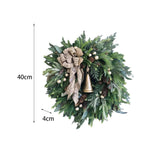 Maxbell Artificial Flower Wreath Christmas Garland Hanging for Door Decoration