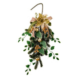Maxbell Christmas Flower Wreath Ornament 20inch for Celebration Holiday