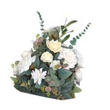 Maxbell flowers Ball Roses Heads Silk Decorations for Centerpieces Wedding Champagne