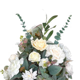 Maxbell flowers Ball Roses Heads Silk Decorations for Centerpieces Wedding Champagne