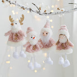 Maxbell Decorative Pendant Ornaments Window Ornaments for Living Room Holiday Hotel Santa Claus