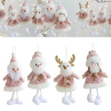 Maxbell Decorative Pendant Ornaments Window Ornaments for Living Room Holiday Hotel Santa Claus