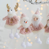Maxbell Decorative Pendant Ornaments Window Ornaments for Living Room Holiday Hotel Santa Claus