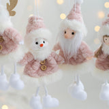 Maxbell Decorative Pendant Ornaments Window Ornaments for Living Room Holiday Hotel Santa Claus