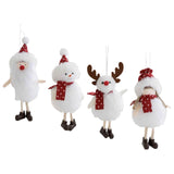 Maxbell Xmas Tree Hanging Pendant Tiny Home Decor for Holiday Outdoor Indoor Door Old Man