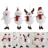 Maxbell Xmas Tree Hanging Pendant Tiny Home Decor for Holiday Outdoor Indoor Door Old Man