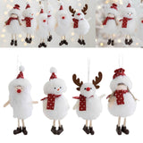 Maxbell Xmas Tree Hanging Pendant Tiny Home Decor for Holiday Outdoor Indoor Door Old Man