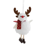 Maxbell Xmas Tree Hanging Pendant Tiny Home Decor for Holiday Outdoor Indoor Door Deer