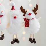 Maxbell Xmas Tree Hanging Pendant Tiny Home Decor for Holiday Outdoor Indoor Door Deer