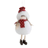 Maxbell Xmas Tree Hanging Pendant Tiny Home Decor for Holiday Outdoor Indoor Door Little Girl