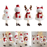 Maxbell Christmas Tree Hanging Doll Decorations Xmas Tree Ornament for Party Decor Santa