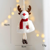 Maxbell Christmas Tree Hanging Doll Decorations Xmas Tree Ornament for Party Decor Elk