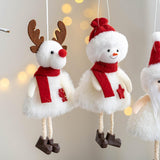 Maxbell Christmas Tree Hanging Doll Decorations Xmas Tree Ornament for Party Decor Elk