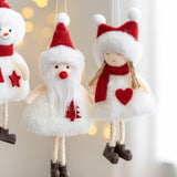 Maxbell Christmas Tree Hanging Doll Decorations Xmas Tree Ornament for Party Decor Elk