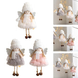 Maxbell Christmas Tree Hanging Ornament Hanging Doll Decorations for Xmas Decor White