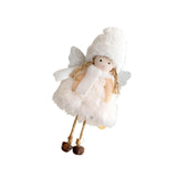 Maxbell Christmas Tree Hanging Ornament Hanging Doll Decorations for Xmas Decor White