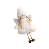 Maxbell Christmas Tree Hanging Ornament Hanging Doll Decorations for Xmas Decor White