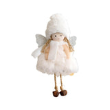 Maxbell Christmas Tree Hanging Ornament Hanging Doll Decorations for Xmas Decor White