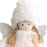Maxbell Christmas Tree Hanging Ornament Hanging Doll Decorations for Xmas Decor White