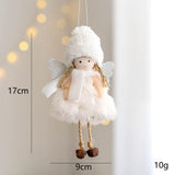 Maxbell Christmas Tree Hanging Ornament Hanging Doll Decorations for Xmas Decor White