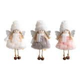 Maxbell Christmas Tree Hanging Ornament Hanging Doll Decorations for Xmas Decor White
