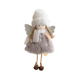Maxbell Christmas Tree Hanging Ornament Hanging Doll Decorations for Xmas Decor Gray