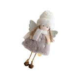 Maxbell Christmas Tree Hanging Ornament Hanging Doll Decorations for Xmas Decor Gray