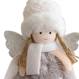 Maxbell Christmas Tree Hanging Ornament Hanging Doll Decorations for Xmas Decor Gray
