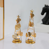 Maxbell Tea Light Holder Romantic Simple Tealight Holder for Living Room Decoration 26cm H