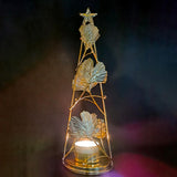 Maxbell Tea Light Holder Romantic Simple Tealight Holder for Living Room Decoration 26cm H