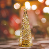 Maxbell Iron Christmas Tealight Candle Holder Table Decoration for Desktop Home Small