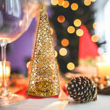Maxbell Iron Christmas Tealight Candle Holder Table Decoration for Desktop Home Large