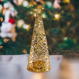 Maxbell Iron Christmas Tealight Candle Holder Table Decoration for Desktop Home Large