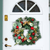 Maxbell Christmas Wreath Garland Decor Flower Gift Farmhouse Fireplace Window