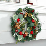 Maxbell Christmas Wreath Garland Decor Flower Gift Farmhouse Fireplace Window