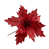 Maxbell Flowers Ornaments Wedding Home Accessories Artifical Fake Decorations Red