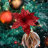 Maxbell Flowers Ornaments Wedding Home Accessories Artifical Fake Decorations Red