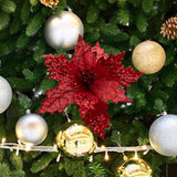 Maxbell Flowers Ornaments Wedding Home Accessories Artifical Fake Decorations Red