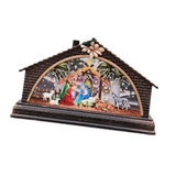 Maxbell Christmas Lantern Night Light House Nativity Scene for Holiday Party Bedroom
