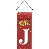 Maxbell Outdoor Christmas Banners Porch Sign Hanging Sign Banners for Wall Decoration Style D