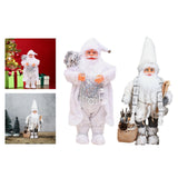 Maxbell Maxbell Cute Santa Claus Doll Snowman Gifts Standing Figure for Home Office Xmas with Lantern