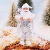 Maxbell Maxbell Cute Santa Claus Doll Snowman Gifts Standing Figure for Home Office Xmas with Lantern