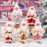 Maxbell Maxbell 5Pcs Christmas Doll Festival Decor Figurine Trendy for Table Holiday Gift