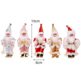 Maxbell Maxbell 5Pcs Christmas Doll Festival Decor Figurine Trendy for Table Holiday Gift