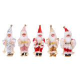 Maxbell Maxbell 5Pcs Christmas Doll Festival Decor Figurine Trendy for Table Holiday Gift
