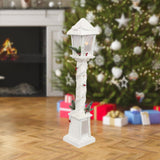 Maxbell LED Lamppost Christmas Decoration 16Cmx85cm for Farmhouse Winter White